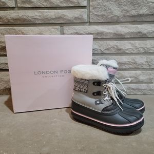 London Fog Girls Snow Boots Girls Size 4